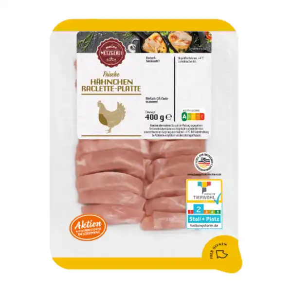 Bild 2 von MEINE METZGEREI Hähnchen-Racletteplatte 400g