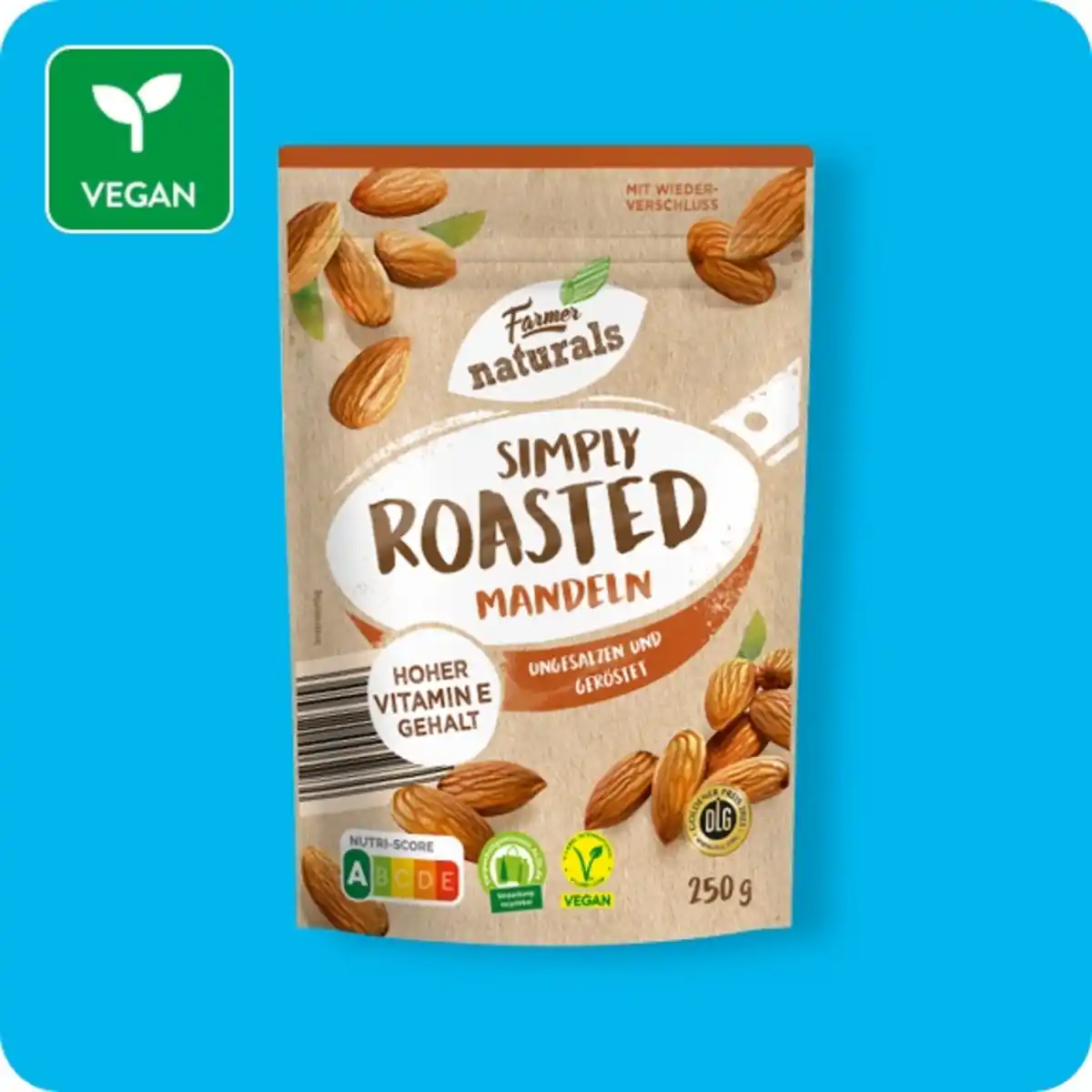 Bild 1 von FARMER NATURALS Geröstete Nüsse, Mandeln