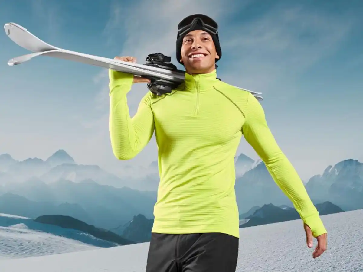 Bild 2 von CRIVIT Herren Funktionsshirt langarm (Lime, XL(56/58))