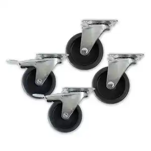 Kraft Werkzeuge Transportrollen Hart 4er