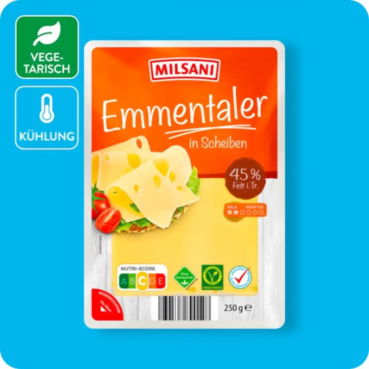 Bild 1 von MILSANI Emmentaler, In Scheiben