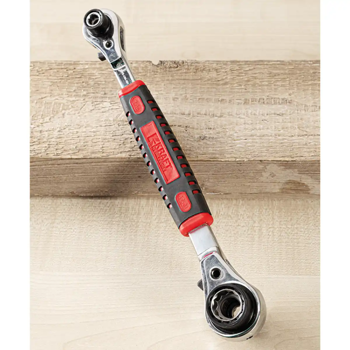 Bild 1 von Kraft Werkzeuge Universal Ratschenschlüssel 8in1