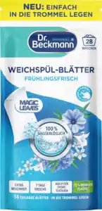 Dr. Beckmann Weichspül-Blätter Frühlingsfrisch 28WL, 62 g