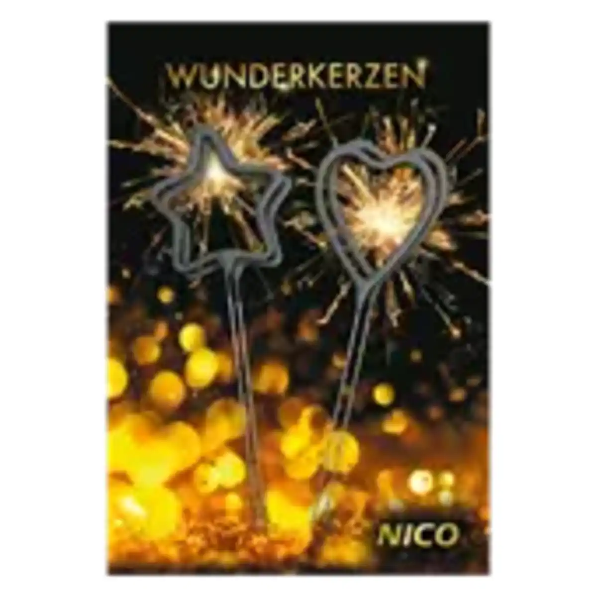 Bild 1 von NICO Wunderkerzen Herz/Stern