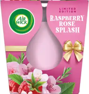 AirWick Duftkerze im Glas Raspberry Rose Splash 105 g, 1 St