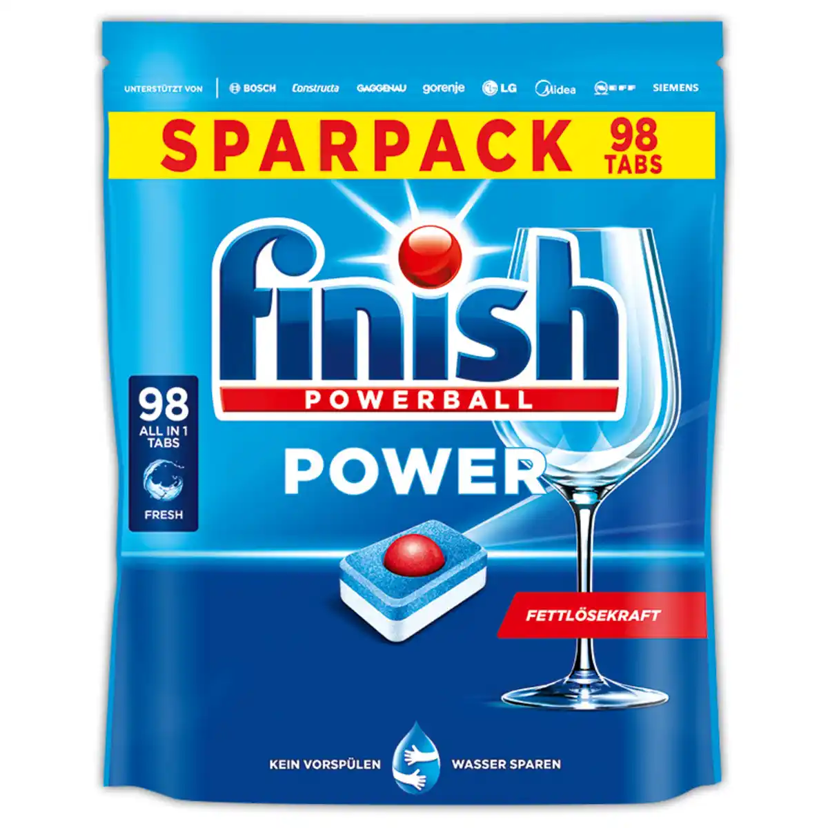 Bild 1 von Finish All in 1 Spülmaschinen Caps / Tabs