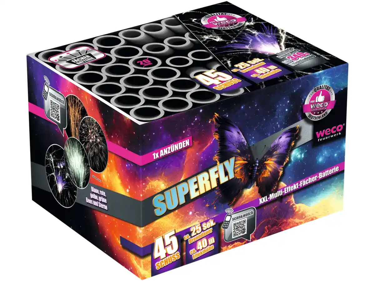 Bild 1 von Weco XXL-Multi-Effekt-Fächer-Batterie „Superfly“ **
