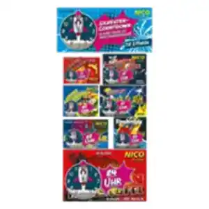 NICO 7-tlg. Silvester Countdown Jugend-Sortiment