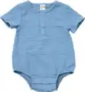 Bild 1 von ALANA Body Kurzarm aus Musselin, blau, Gr. 98/104, 1 St