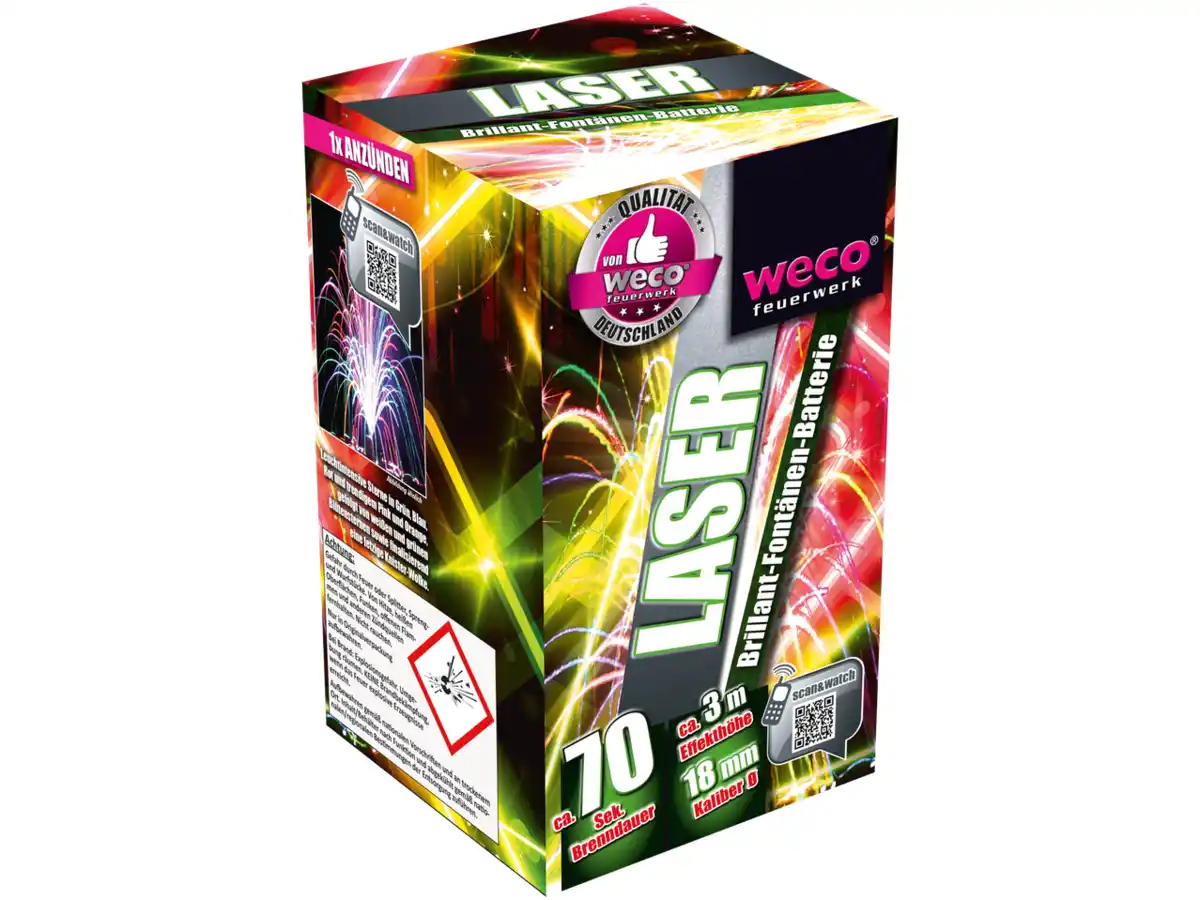 Bild 1 von Weco Brillant-Fontänen-Batterie „Laser“ **
