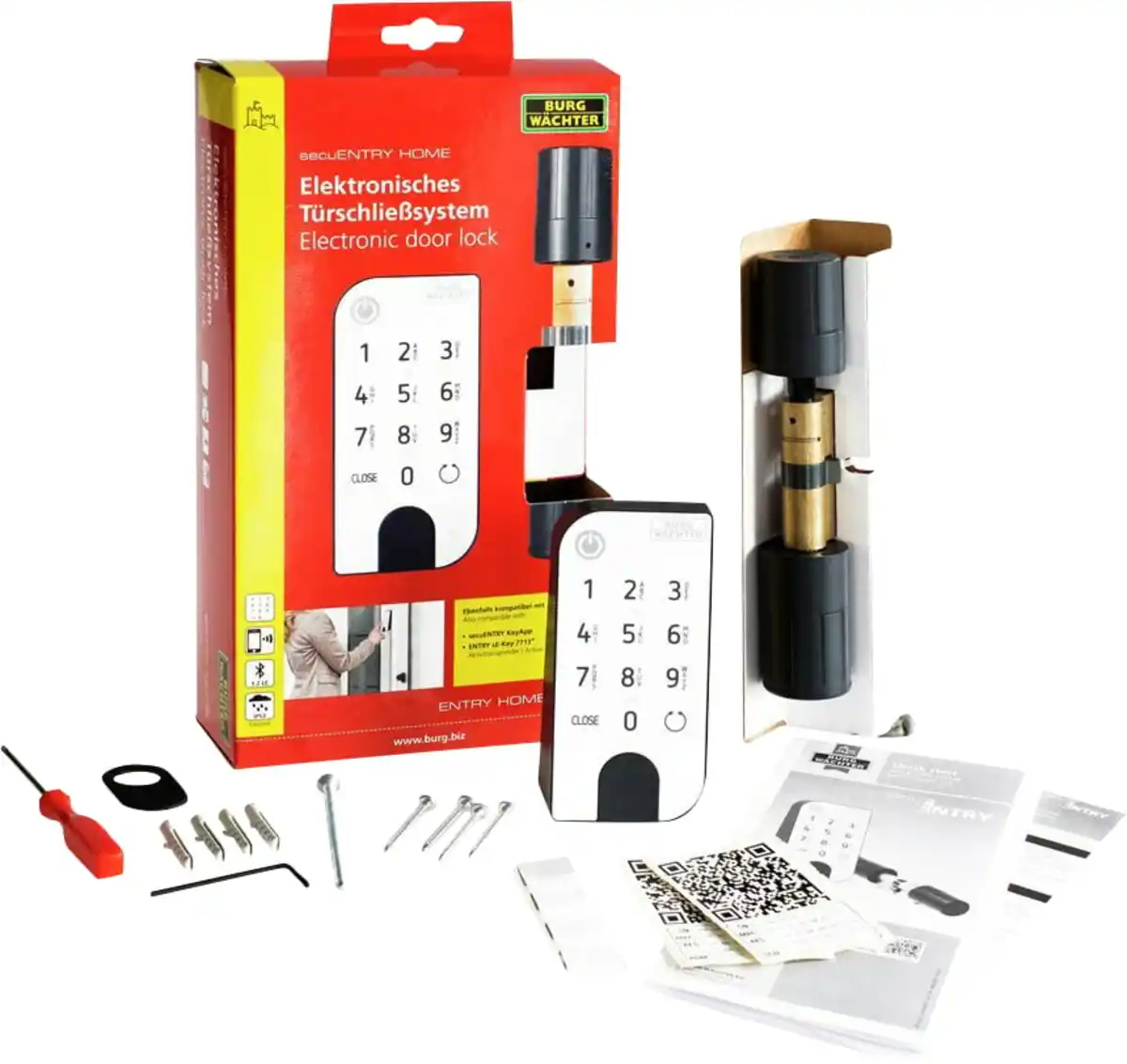 Bild 1 von Burg Wächter elektronisches Türschloss TSE Entry Home 5001 mit Pincode