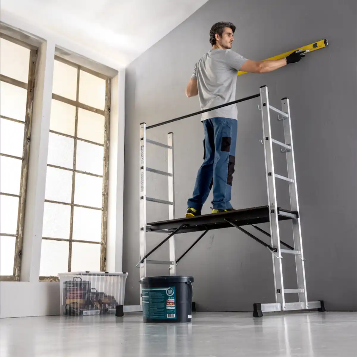 Bild 3 von Aluminium Leitergerüst 3 in 1