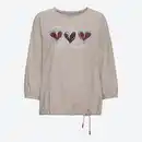 Bild 1 von Damen-Langarmshirt mit Frontaufdruck