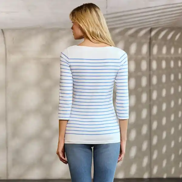 Bild 4 von Damen-Shirt mit U-Boot-Ausschnitt