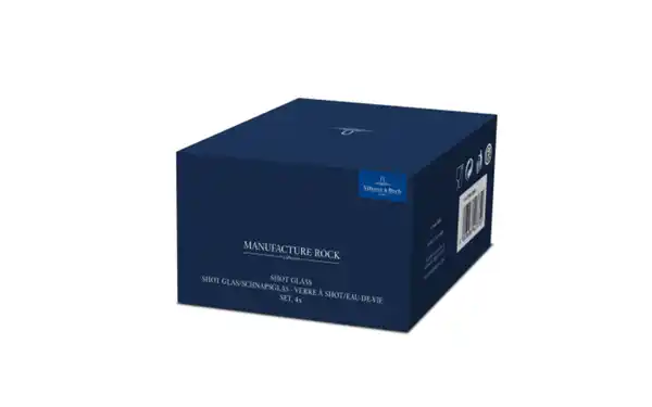 Bild 3 von Schnapsglas -Set Manufacture Rock, Kristallglas, 4-teilig