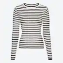 Bild 2 von Damen-Zopfstrickpullover mit Ringelmusterung