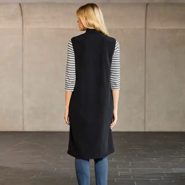 Bild 4 von Damen-Fleeceweste mit Knopfleiste