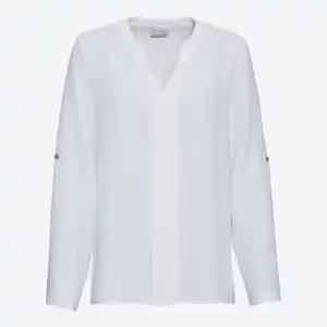 Damen-Bluse mit Rundhalsausschnitt