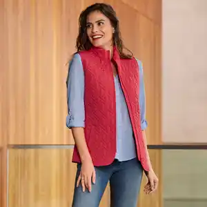 Damen-Steppweste mit Reißverschluss