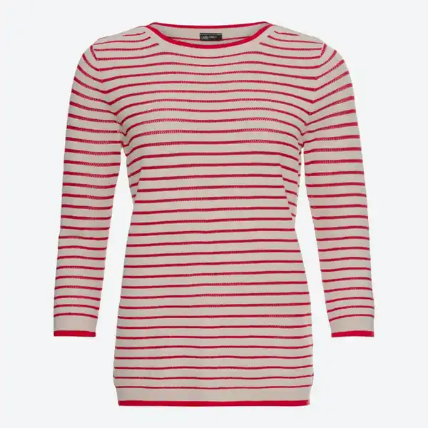 Bild 2 von Damen-Pullover mit Streifenmuster