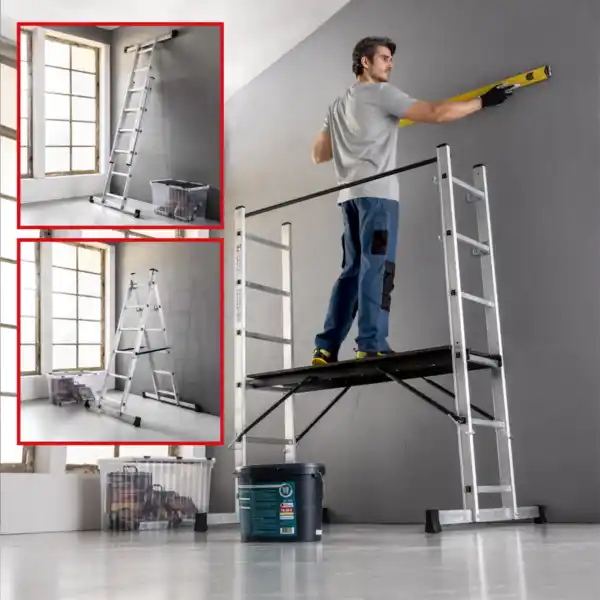 Bild 2 von Aluminium Leitergerüst 3 in 1