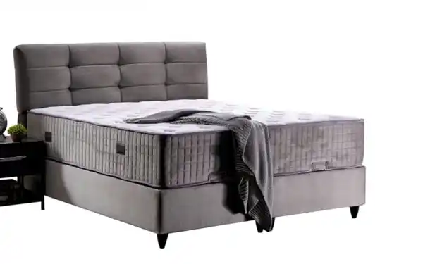 Bild 4 von Polsterbett Naomi, grau, 180 x 200 cm, inkl. Bettkasten