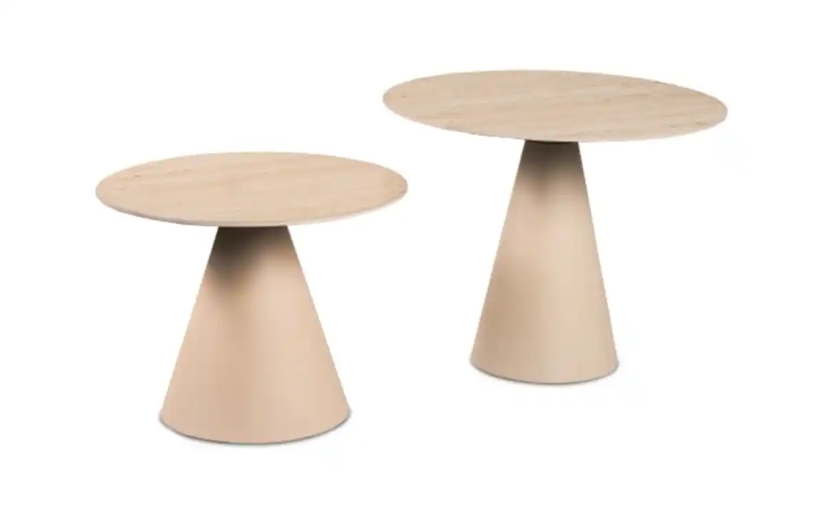 Bild 1 von 2-Satztisch Stina, cremeweiß