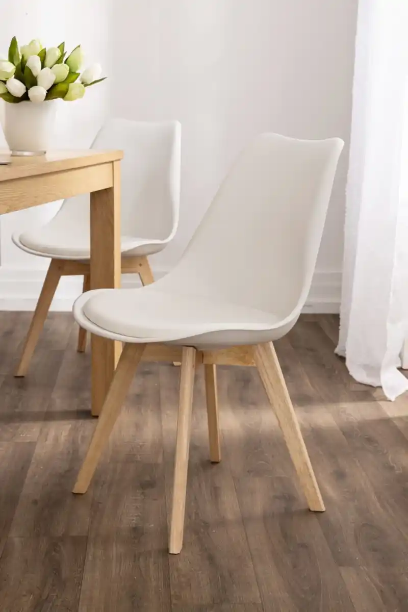 Bild 2 von 4er-Set Esszimmerstuhl aus Holz, ca. 57 x 49 x 81 cm