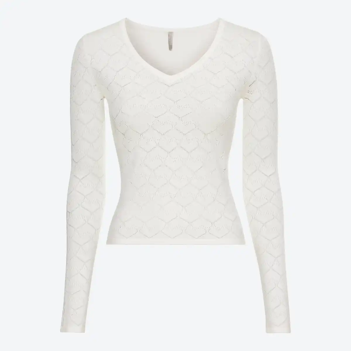 Bild 3 von Damen-Langarmshirt mit V-Ausschnitt