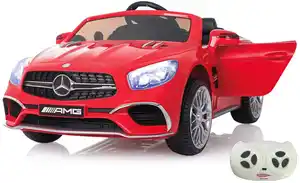 Ride-on Mercedes-Benz SL65 AMG Kinder Elektrofahrzeug rot
