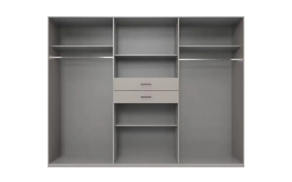 Bild 4 von Drehtürenschrank Düsseldorf, grau, 270 x 208 cm, inkl. Spiegelfront