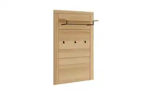 MCA furniture - Garderobenpaneel Brest, massive Buche