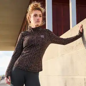 Damen-Trainingsjacke mit Stehkragen