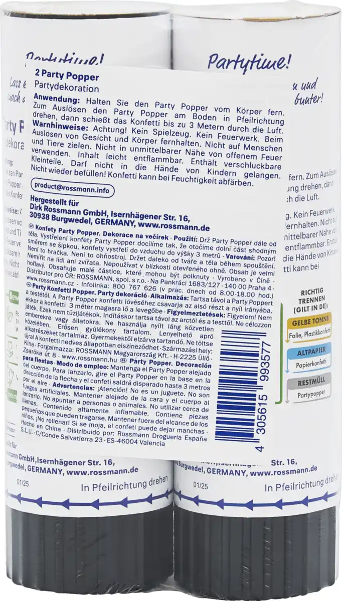 Bild 2 von alouette alouette Party Popper