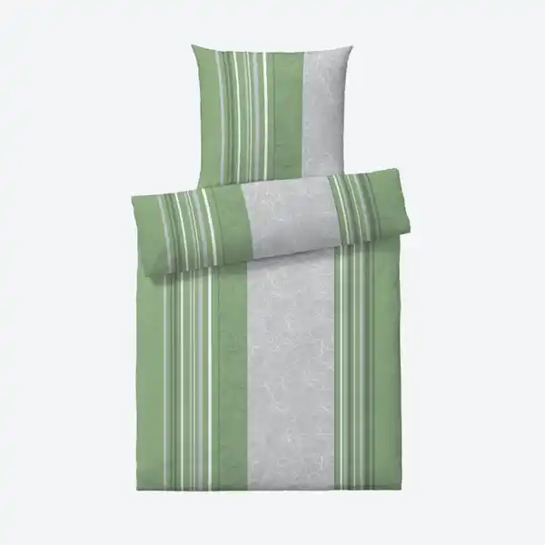 Bild 2 von Renforcé-Bettwäsche-Garnitur im Streifen-Design