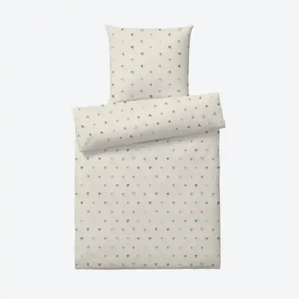 Bild 2 von Renforcé-Bettwäsche-Garnitur aus reiner Baumwolle