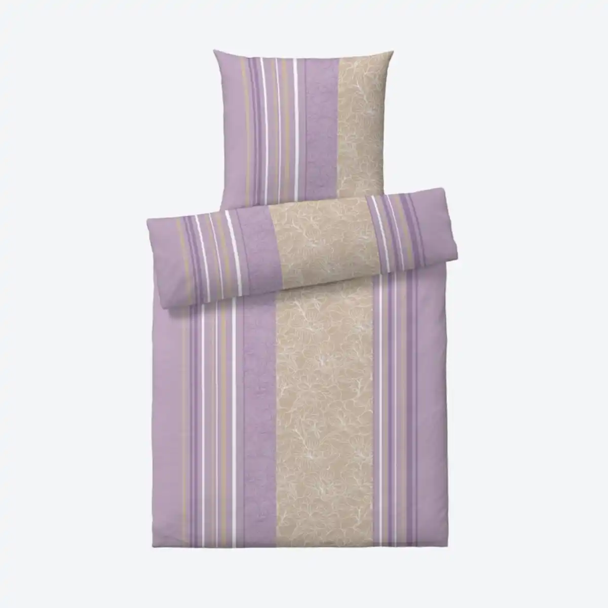 Bild 2 von Renforcé-Bettwäsche-Garnitur im Streifen-Design