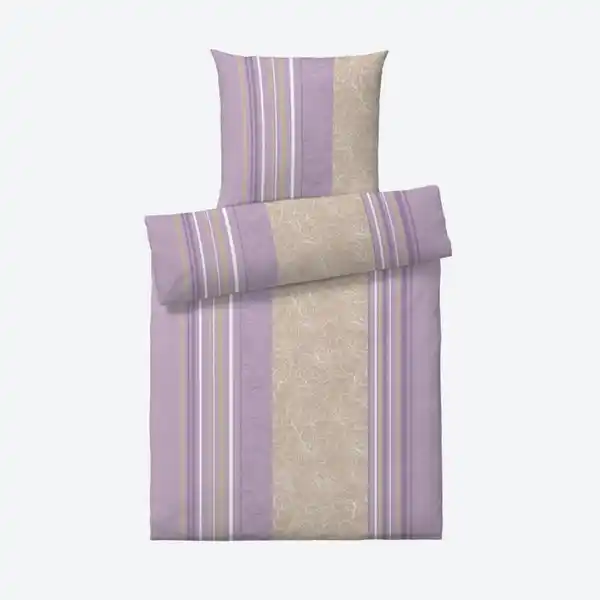 Bild 2 von Renforcé-Bettwäsche-Garnitur im Streifen-Design