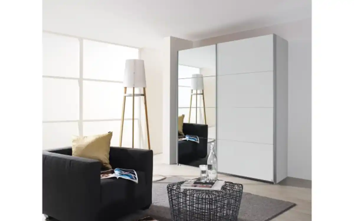 Bild 1 von Rauch - Schwebetürenschrank Quadra, alpinweiß, 181 x210 cm