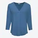 Bild 1 von Damen-Langarmshirt mit V-Ausschnitt