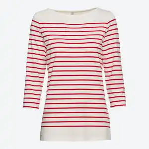 Damen-Shirt mit U-Boot-Ausschnitt