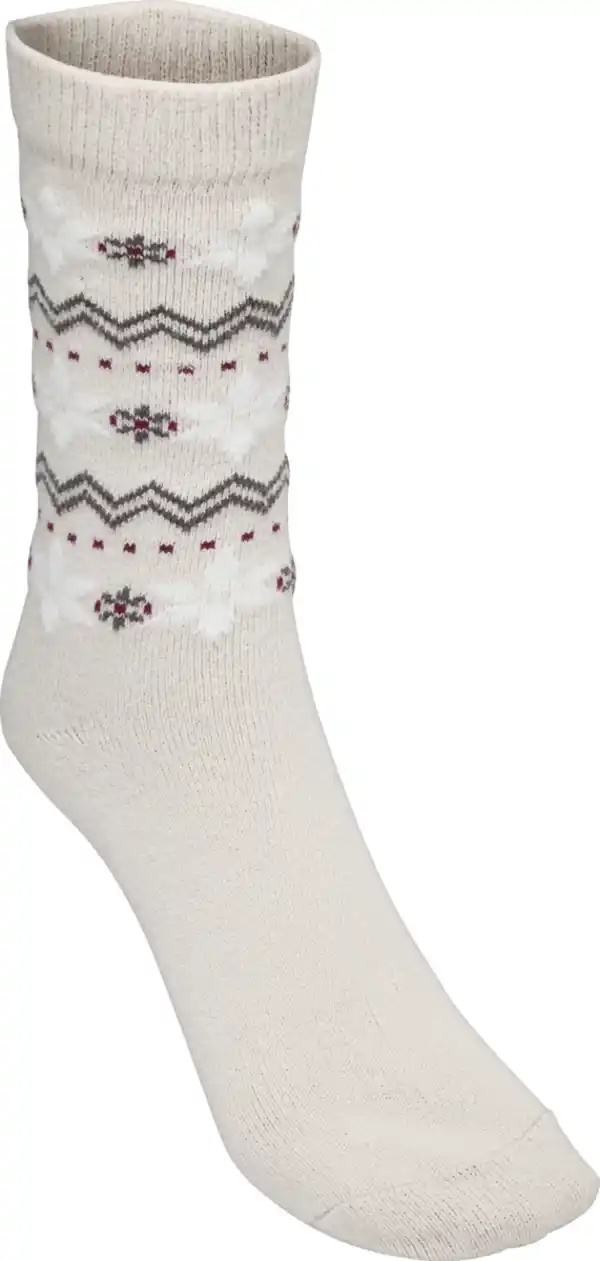 Bild 3 von IDEENWELT Norweger-Kuschelsocken taupe 39/42 2er-Set