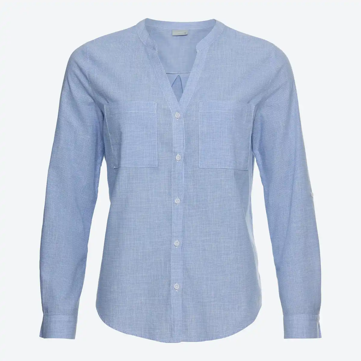 Bild 1 von Damen-Bluse mit V-Ausschnitt