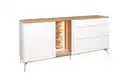 Bild 1 von Mäusbacher - Lowboard Faro, weiß/Asteiche, 80 cm, inkl. Push-to-Open Funktion
