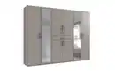 Bild 2 von Drehtürenschrank Düsseldorf, grau, 270 x 208 cm, inkl. Spiegelfront