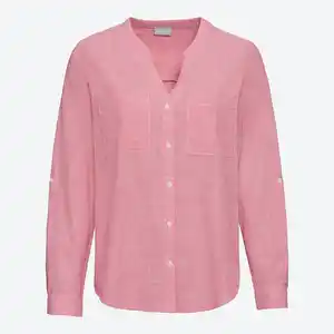 Damen-Bluse mit V-Ausschnitt