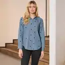 Bild 1 von Damen-Bluse mit Herz-Stickerei