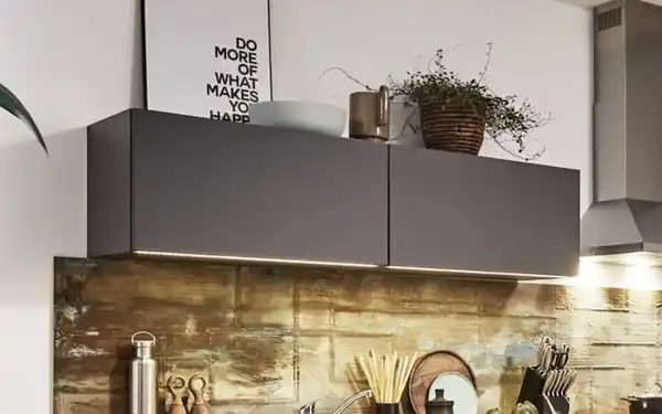 Bild 2 von Einbauküche Perfect soft/Bali, graphit, inkl. Privileg Elektrogeräte