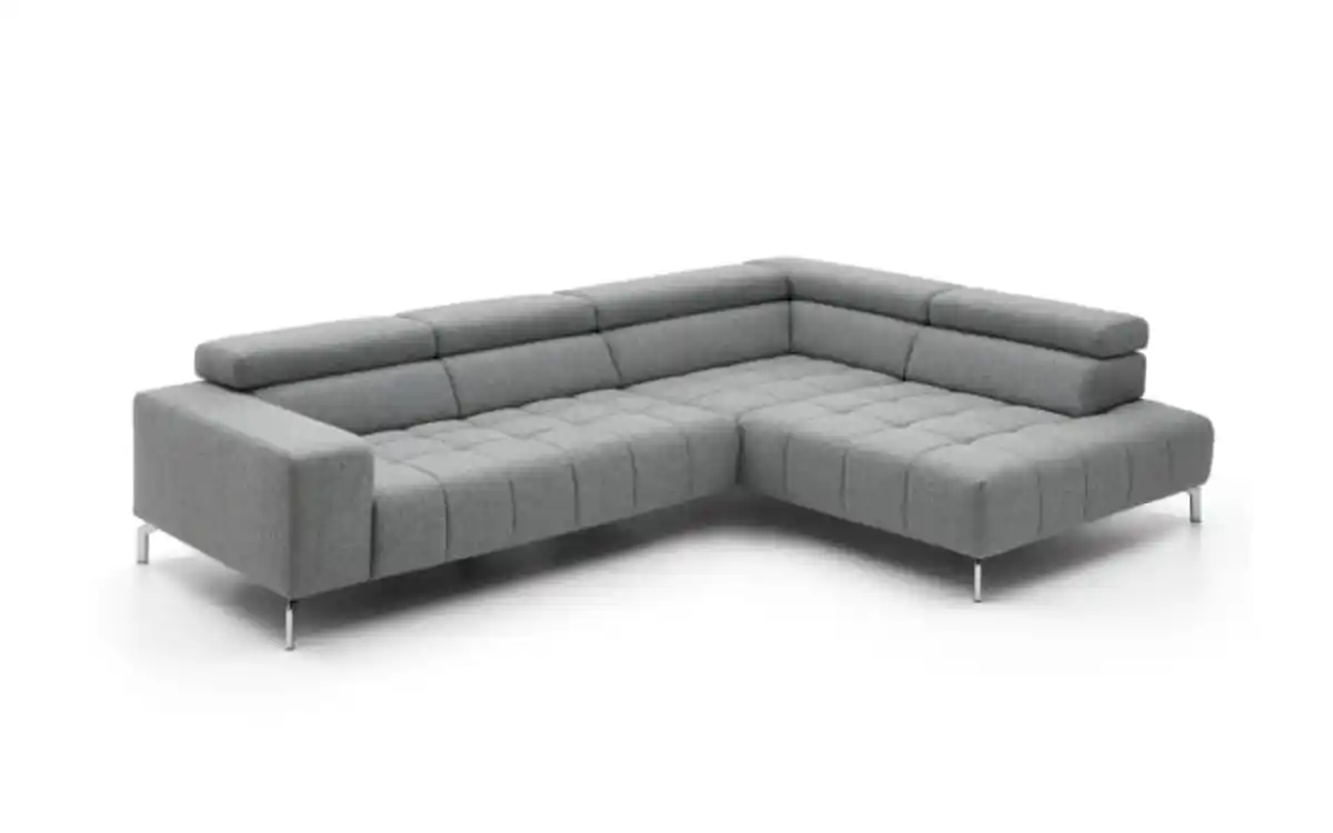 Bild 3 von SYSTEMPOLSTER - Wohnlandschaft Message, grau, inkl. übertiefem Anstellhocker