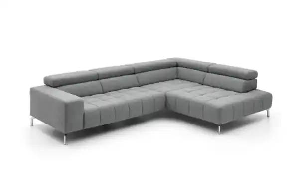 Bild 3 von SYSTEMPOLSTER - Wohnlandschaft Message, grau, inkl. übertiefem Anstellhocker